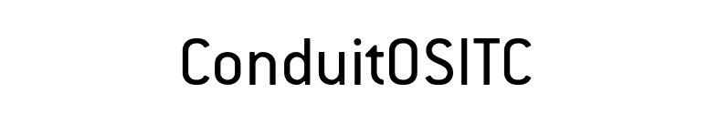 ConduitOSITC font preview