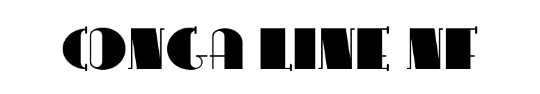 Conga Line NF font preview