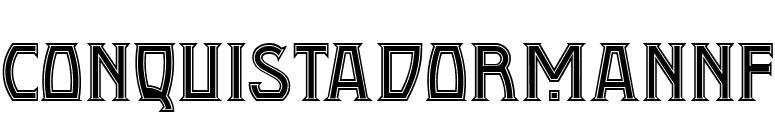 ConquistadormanNF font preview