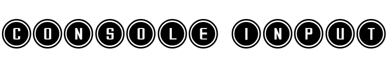Console Input font preview