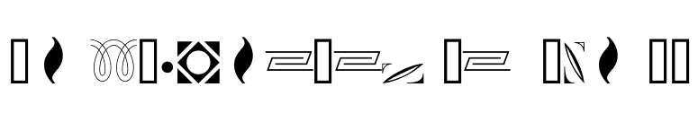 Contemporary Orn Two MT font preview
