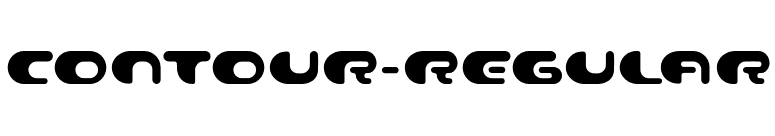 Contour-Regular font preview