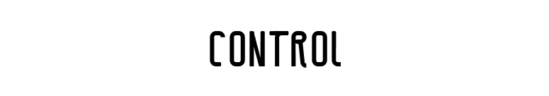 CONTROL font preview