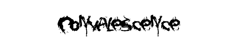 Convalescence font preview