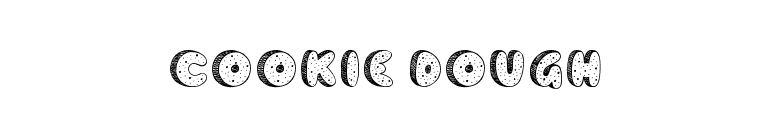 Cookie Dough font preview
