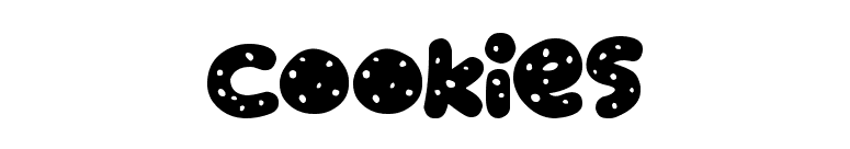 Cookies font preview