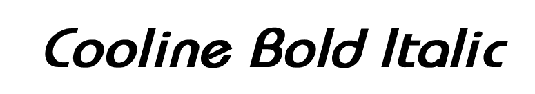 Cooline Bold Italic font preview