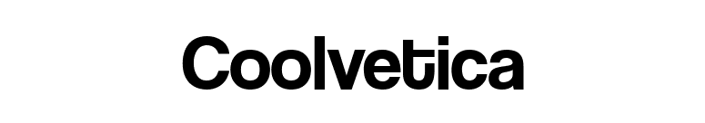 Coolvetica font preview