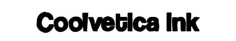 Coolvetica Ink font preview