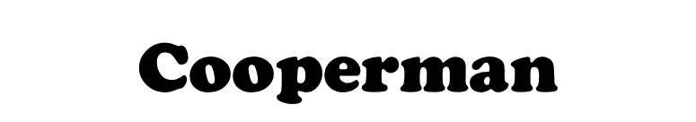 Cooperman font preview