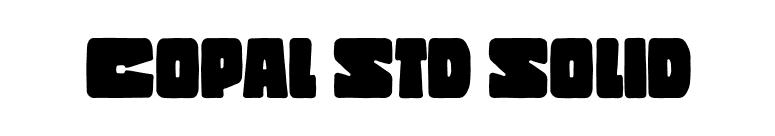 Copal Std Solid font preview