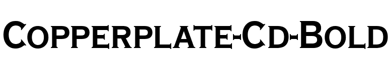 Copperplate-Cd-Bold font preview