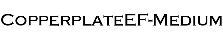 CopperplateEF-Medium font preview