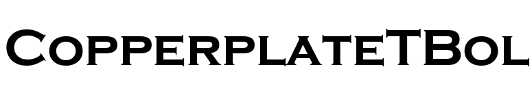 CopperplateTBol font preview