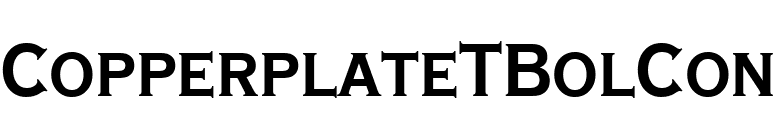 CopperplateTBolCon font preview