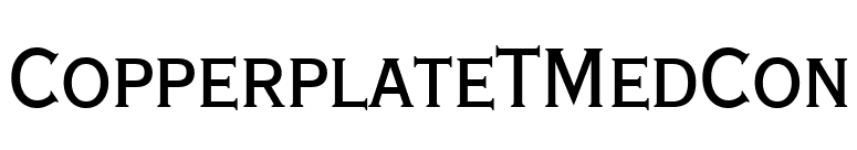 CopperplateTMedCon font preview