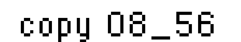 copy 08_56 font preview