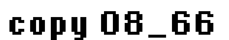 copy 08_66 font preview