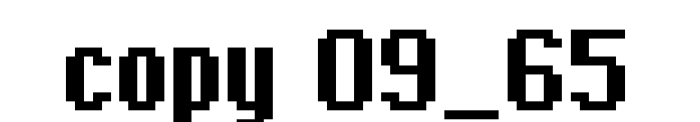copy 09_65 font preview