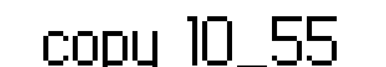 copy 10_55 font preview