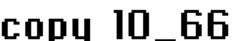 copy 10_66 font preview