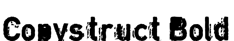 Copystruct Bold font preview