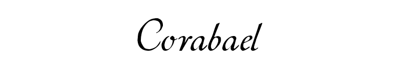 Corabael font preview