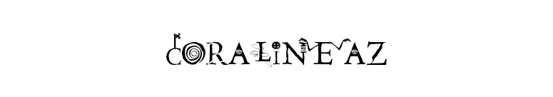 CoralineAZ font preview