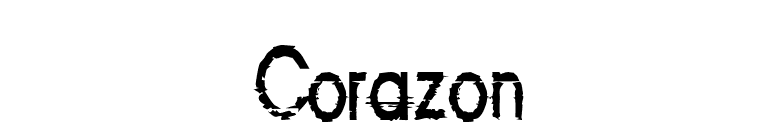Corazon font preview
