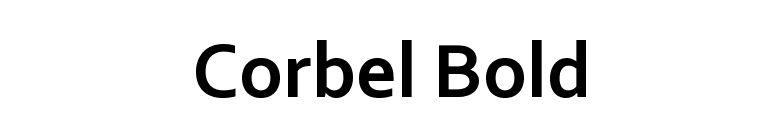 corbel bold font free download mac
