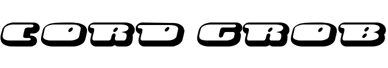 Cord Grob font preview