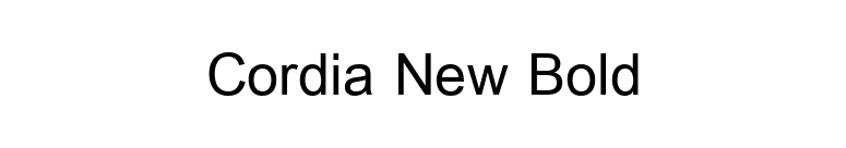 Cordia New Bold font preview