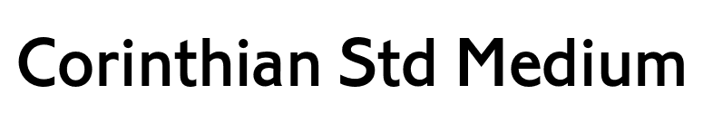 Corinthian Std Medium font preview