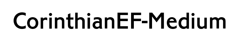 CorinthianEF-Medium font preview