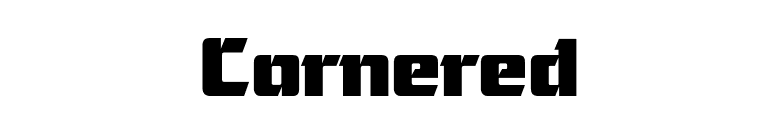 Cornered font preview