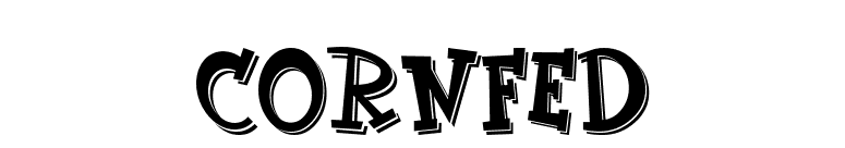 CornFed font preview