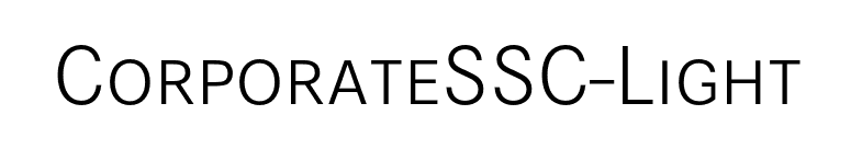 CorporateSSC-Light font preview