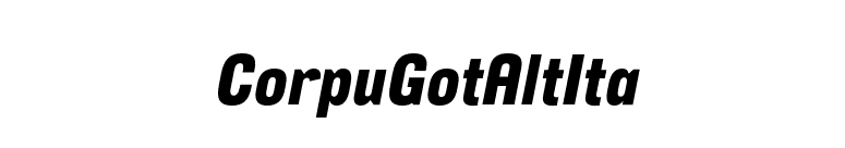 CorpuGotAltIta font preview