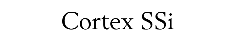 Cortex SSi font preview