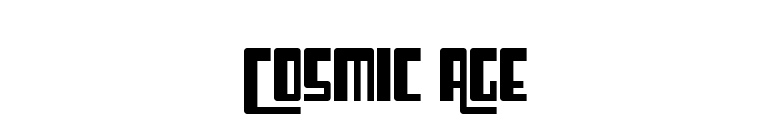 Cosmic Age font preview