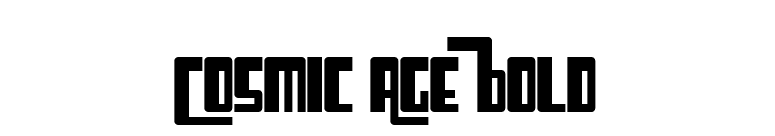 Cosmic Age Bold font preview