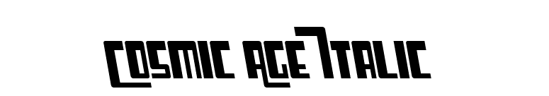 Cosmic Age Italic font preview