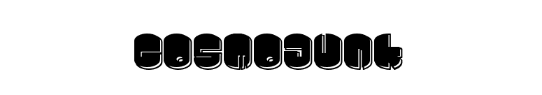Cosmojunk font preview