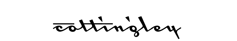 Cottingley font preview