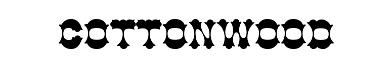 Cottonwood font preview
