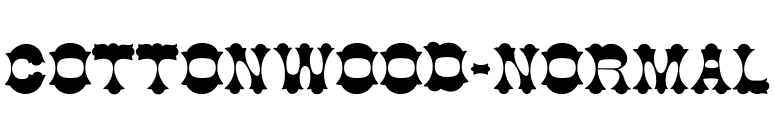 Cottonwood-Normal font preview
