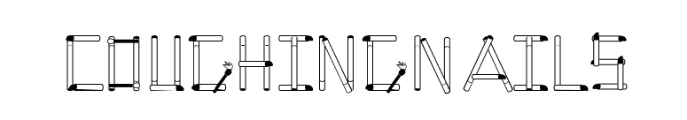 CoughingNails font preview