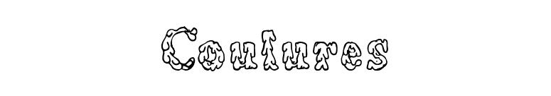Coulures font preview