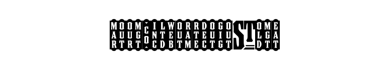CouncilWordLogosOne font preview