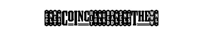 CouncilWordLogosTwo font preview